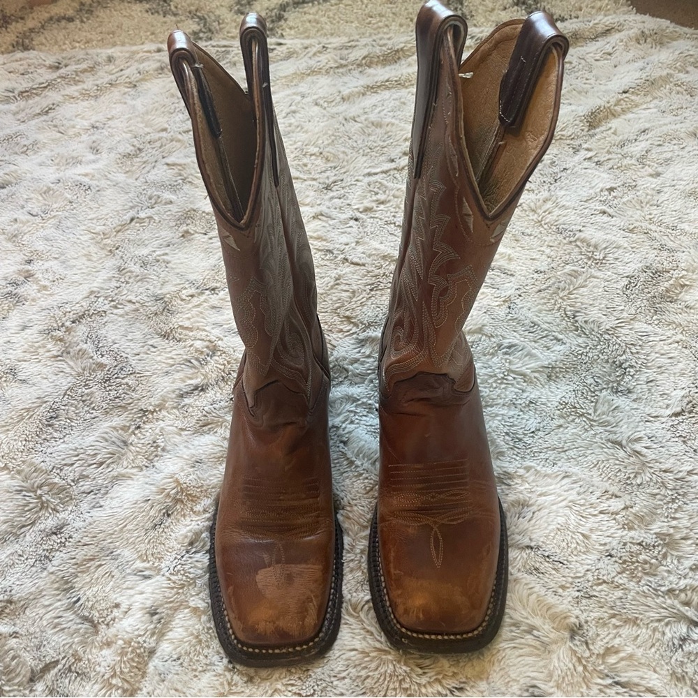 Free to Roam brown leather cowgirl boots 6.5 - Picture 3 of 8